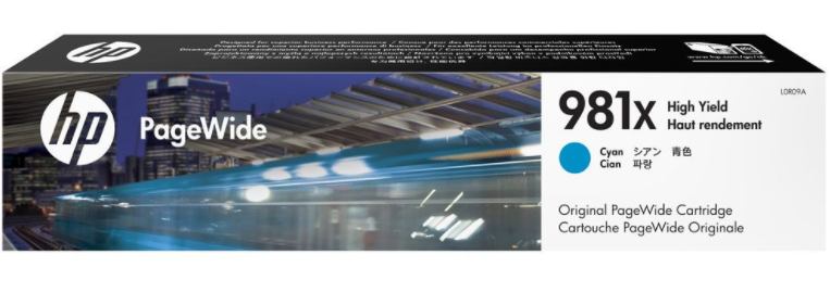 cartouche cyan 981X - 11.000 pg - PW 556/586/58650