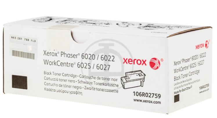 106R2759 XEROX PH6020 TONER BLACK 2000PAGES