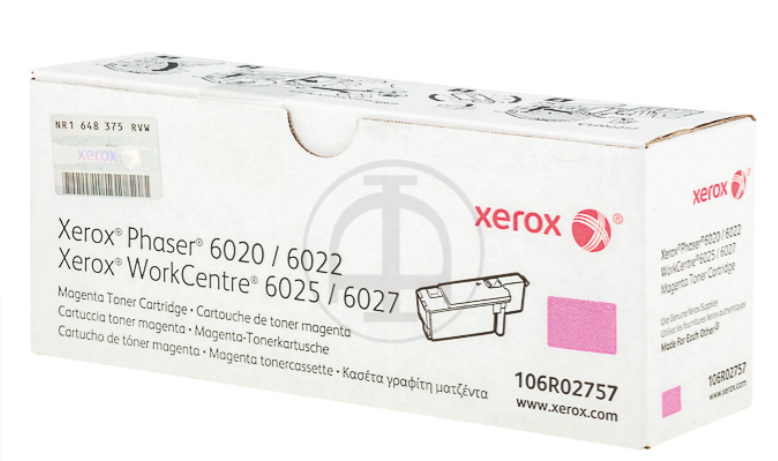106R2757 XEROX PH6020 TONER MAGENTA 1000PAGES 